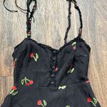 For Love & Lemons Cherry Twist Tank Dress Cherry Burnout Photo 1