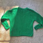 kelly green cable knit sweater Size XS Photo 7