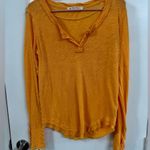 We The Free  Vibrant Orange Long Sleeve Top Photo 0