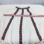 H&M COACHELLA White Sleeveless Ruffled Tank Top Cotton Size 4 Photo 5