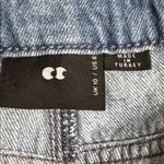 Lazy Oaf  Two-Tone Checkered Denim Skirt W 14” L 19.5” Photo 8