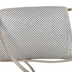 Whiting & Davis Vintage Ivory Metal Mesh Crossbody Bag Photo 2