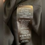 Kobi Halperin Silk Drew Jewel Neck Runch Black Long Sleeve Dress Size 4 Photo 2