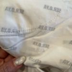 SER.O.YA White Cropped Denim Pants NWOT Size 12 Raw Hem 4 pocket design sample Photo 7