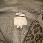 American Eagle cheetah print sweatshirt- small Photo 1