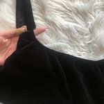 Good American black velvet crop top 5 Photo 2