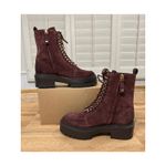 Sam Edelman Lovrin Bootie Spiced Pecan Size 5.5 NWOT Gold Details Dark Burgundy Photo 7