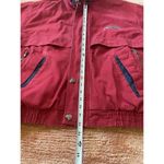 Vintage Destinations “Freightliner Jacket Bomber Men's Size L Red/ Beige Zip Red Size L Photo 4