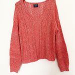 Abercrombie & Fitch NWOT Puff Sleeve V-NeckSweater Photo 5