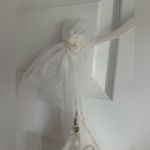 Mac Duggal Embellished Sleeveless Bow Tie Shoulder V-Neck Mermaid Gown Photo 5