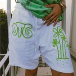 OTG OFF THE GRID 100% Cotton White Shorts Unisex Adult Size L NWOT Green Size L Photo 1