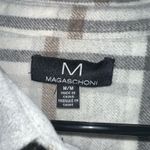 Magaschoni  Gray and White Plaid Shirt Photo 1