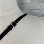 Tamsc Black Lace Halter Crop Top Size L Photo 4