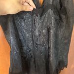 Victoria's Secret Vintage 90s Victoria Secret Black Satin Bodysuit Photo 7
