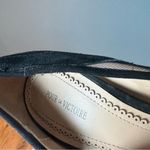 Pour La Victoire  Black Suede 4” Heels with Scalloped Mesh Detailing size 9 Photo 8