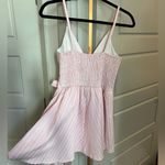 Forever 21 Pink and White Striped Romper Dress Photo 5