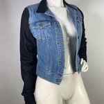 J Brand  Coat Bowie Color block Denim Jacket S Photo 11