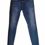 Current/Elliott Current Elliott Rolled Skinny Jeans Loved Tux Black Lace Wash Women’s Size 28 Photo 0