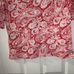 Ralph Lauren Lauren  Pink-Red/White Print Blouse M Photo 5