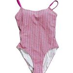 Lemlem Lola Classic One Piece Swim Suit NEW Sz S pink pattern Photo 0