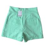 Walter Baker NWT Molly High Waist Twill Shorts Light Mint Greenin Size 6 Small Photo 1