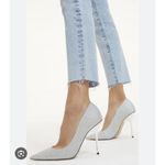 Good American Emma Silver Glitter Pumps Heels Women’s 8.5 Pointed Toe Photo 1