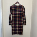 Women’s Long Sleeve Plaid Dress Size Small Red Photo 3