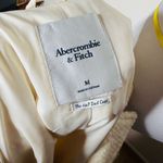 Abercrombie & Fitch Abercrombie Ivory Wool Blend Dad Coat Photo 4