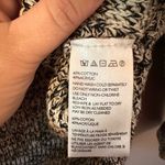 BDG Black and White Chunky Mock Neck Oversized Grandpa Sweater Size Small Photo 3