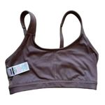 Gymshark Chocolate Brown Womens Sports Bra SZ S Photo 3