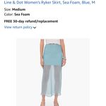 Line and Dot  maxi skirt Photo 3