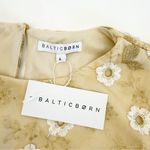 Baltic Born Arabella Embroidered Tulle Maxi Dress: Gold White Floral Event Photo 14