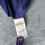 Vanity Fair Vintage  Half Slip Skirt Size XL Dark Blue Wide Lace One Slit 11752 Photo 5