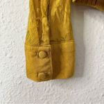 Anthropologie  Maeve Lydia Gold Floral Burnout Wrap Blouse NEW Size Medium Photo 8