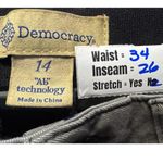 Democracy  Womens Size 14 Gray AB Technology Cropped Raw Hem Jeans Photo 2