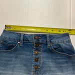 REWASH  High Rise Jean Shorts Women Sz 25 Distressed Denim Frayed Hem Button Fly Photo 4