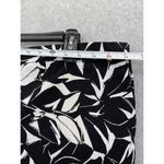 Mario Serrani  Italy Women's Bermuda Shorts Black White Foliage Size 12 Photo 6