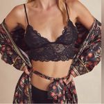 Free People  2 Pack Everyday Lace Longline Bralette in black combo Size S Photo 1