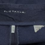 Elie Tahari Size 14 Blue Denim Wide Leg Trousers Pants Photo 2