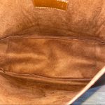 Neiman Marcus 🎓  Cognac Faux Leather Shoulder Hobo Bag Photo 6