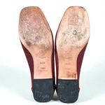 Brighton Klee Leather Slip On Loafer W's 7.5 Burgundy Retro Classic Made Brazil Photo 12