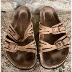 Birkenstock  Granada Habana/Tobacco Oiled Leather Adjustable Straps w/Cut Outs 38 Photo 1