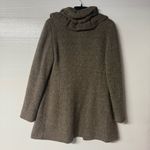 Cannella Coat Women XXL Brown Lana Wool Blend Button Front Long Detail Collared Photo 5