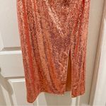 Mac Duggal IEENA FOR #49290 One Shoulder Ruffled Sequin Midi Dress Copper SIZE 8 Photo 6