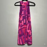 Alice + Olivia  Geometric Silk Mini Dress Women’s Size S Y2K Mod Colorblock Photo 1