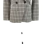 J.Crew Devon Blazer Plaid Italian Stretch Tollegno Wool Blend Gray Size 0P Photo 4