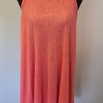 Free People Beach XS La Nite Ribbed Tank Dress Coverup Coral Orange Women's Photo 0
