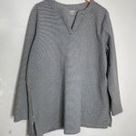 Duluth‎ Trading Co Ponte Pro Tunic black and gray stripe Women's Size XXL Photo 0