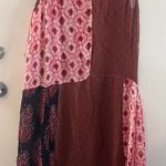 ZARA The Samora Midi Multicolor Bohemian Patchwork Dress M NWT Photo 2