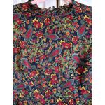 MELLODAY Nordstrom  Floral Paisley Dress – Size Large – Ruffle Neck NWT Photo 6